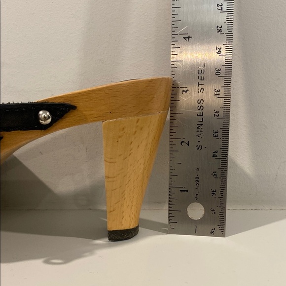 Black Leather Mules by Berkemann Size 37 - Picture 15 of 15